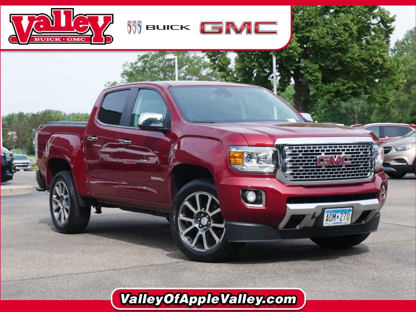 Used 2018 GMC Canyon Denali with VIN 1GTG6EEN8J1133616 for sale in Apple Valley, Minnesota